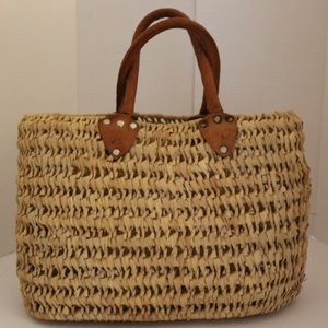 Straw bag